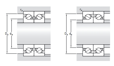 角接觸球軸承，品牌：SKF，尺寸圖3