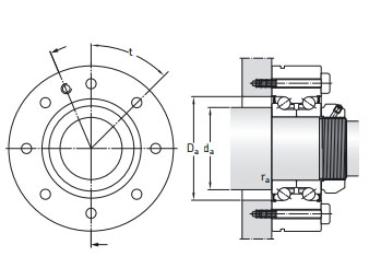 角接觸球軸承，品牌：SKF，尺寸圖4