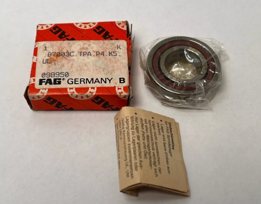 角接觸球軸承，品牌：FAG，示例圖片726