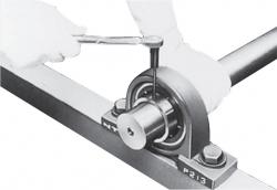 帶球頭緊定螺釘的軸承座安裝方法簡介